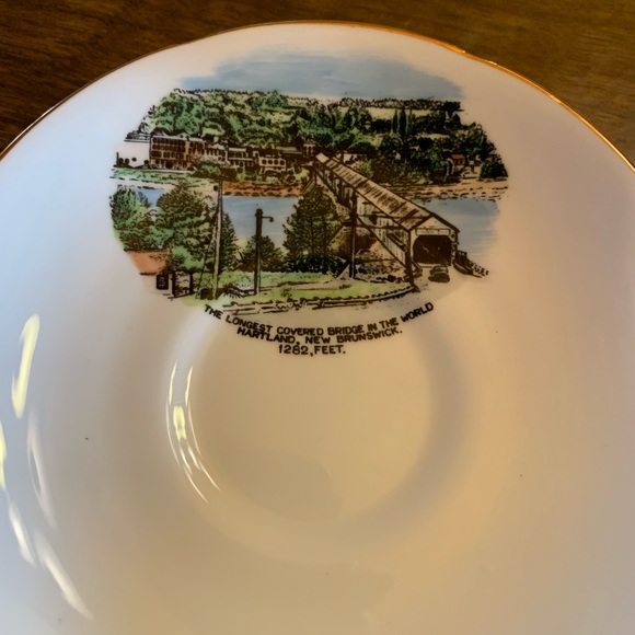 Royal Grafton cup and saucer set New Brunswick Bridge - Picture 3 of 6